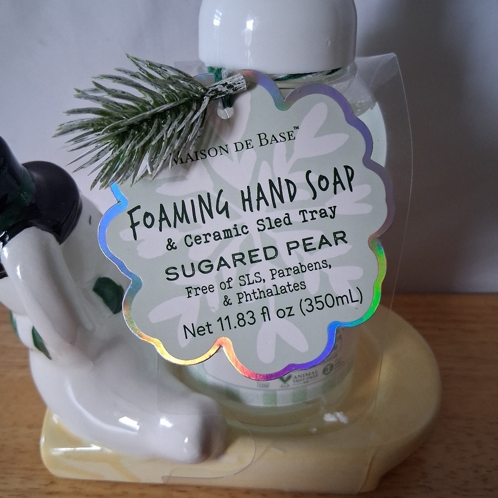Snowman Foaming Hand Soap - Green and White - Picture 6 of 8